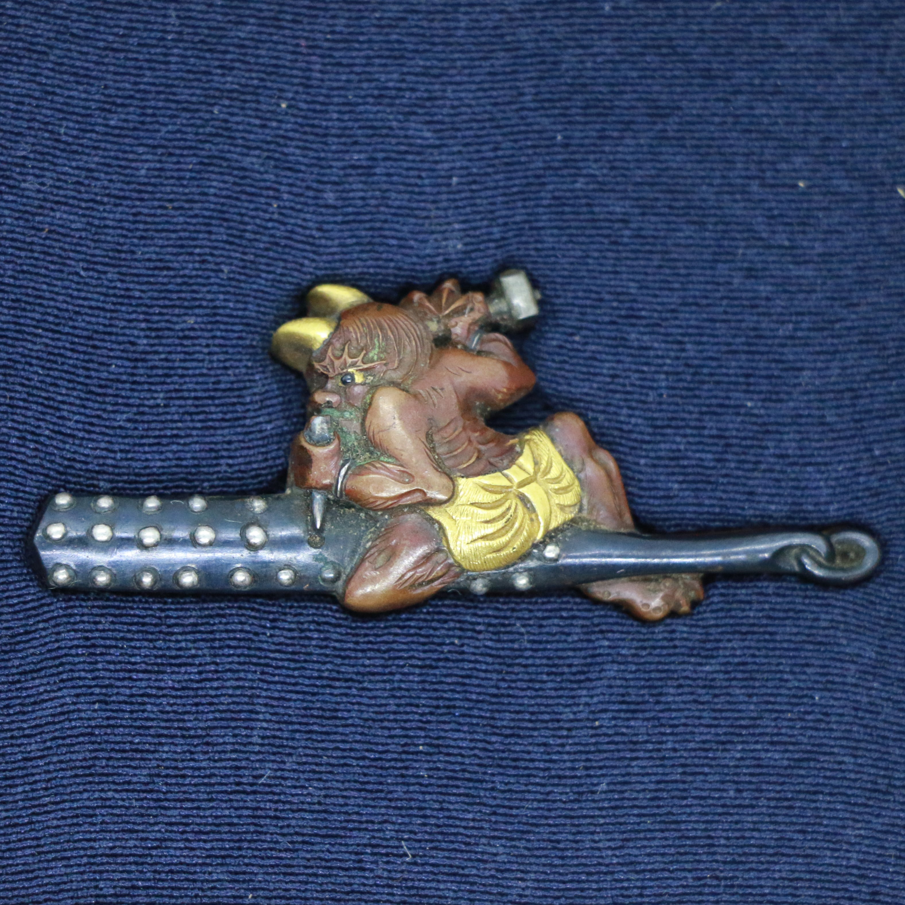 目貫 鍾馗に鬼 | あやかし堂