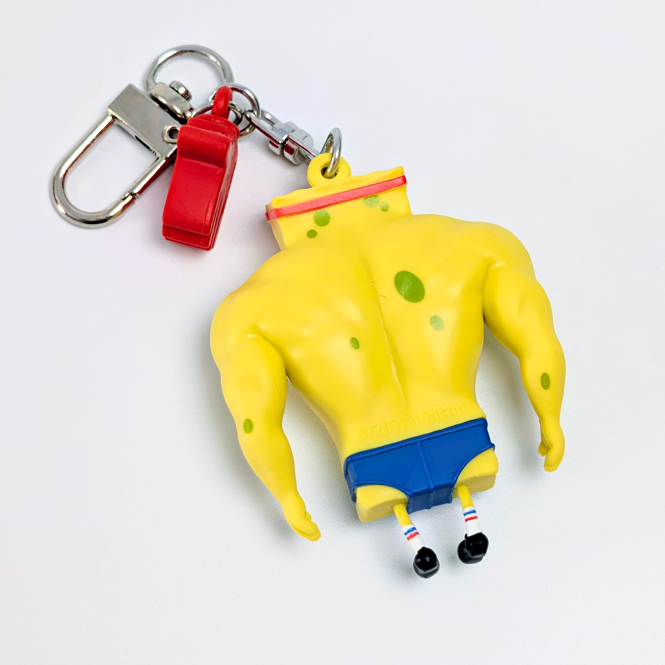 ⚡️KOREA Exclusive⚡️【 SpongeBob SquarePants ( スポンジボブスクエアパンツ ) 】※開封済販売 『 スポンジボブ 』 / 韓国限定‼️筋肉パンパン マッスルランダムキーリング / マスコット〚アメリカン雑貨 アメトイ〛