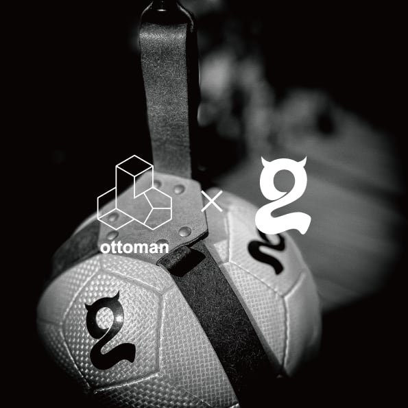 ottoman × PEGA-PEGA　イタリアンレザーボールホルダー