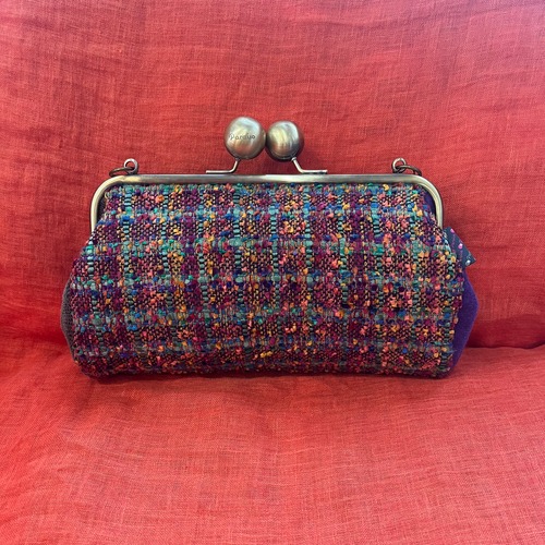 スクエア　カラフル　ツイード