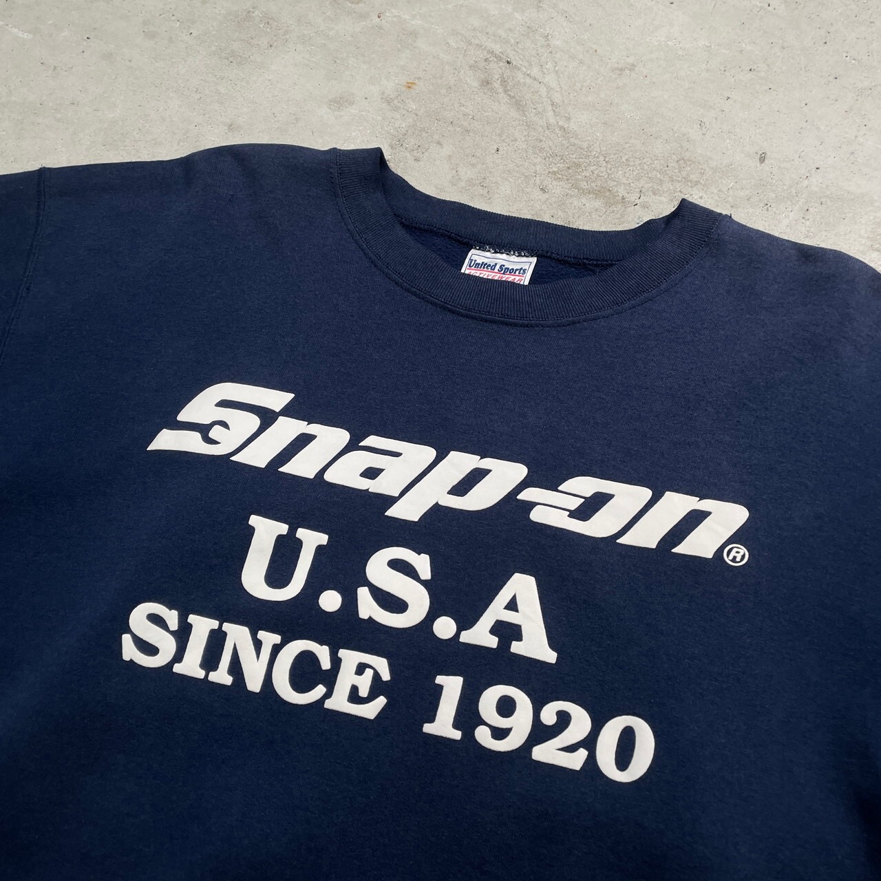 90年代 USA製 SNAP-ON スナップオン 企業ロゴスウェットシャツ メンズL 