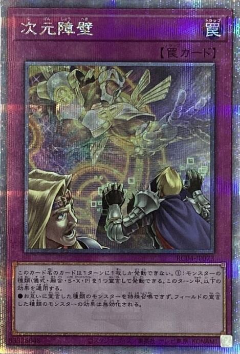 【美品】次元障壁(25th)