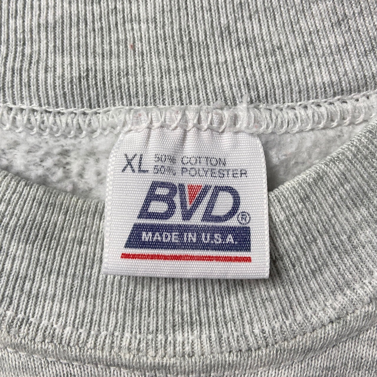 80~90年代 USA製 BVD 無地 ブランクスウェット メンズXL 古着 アメカジ 