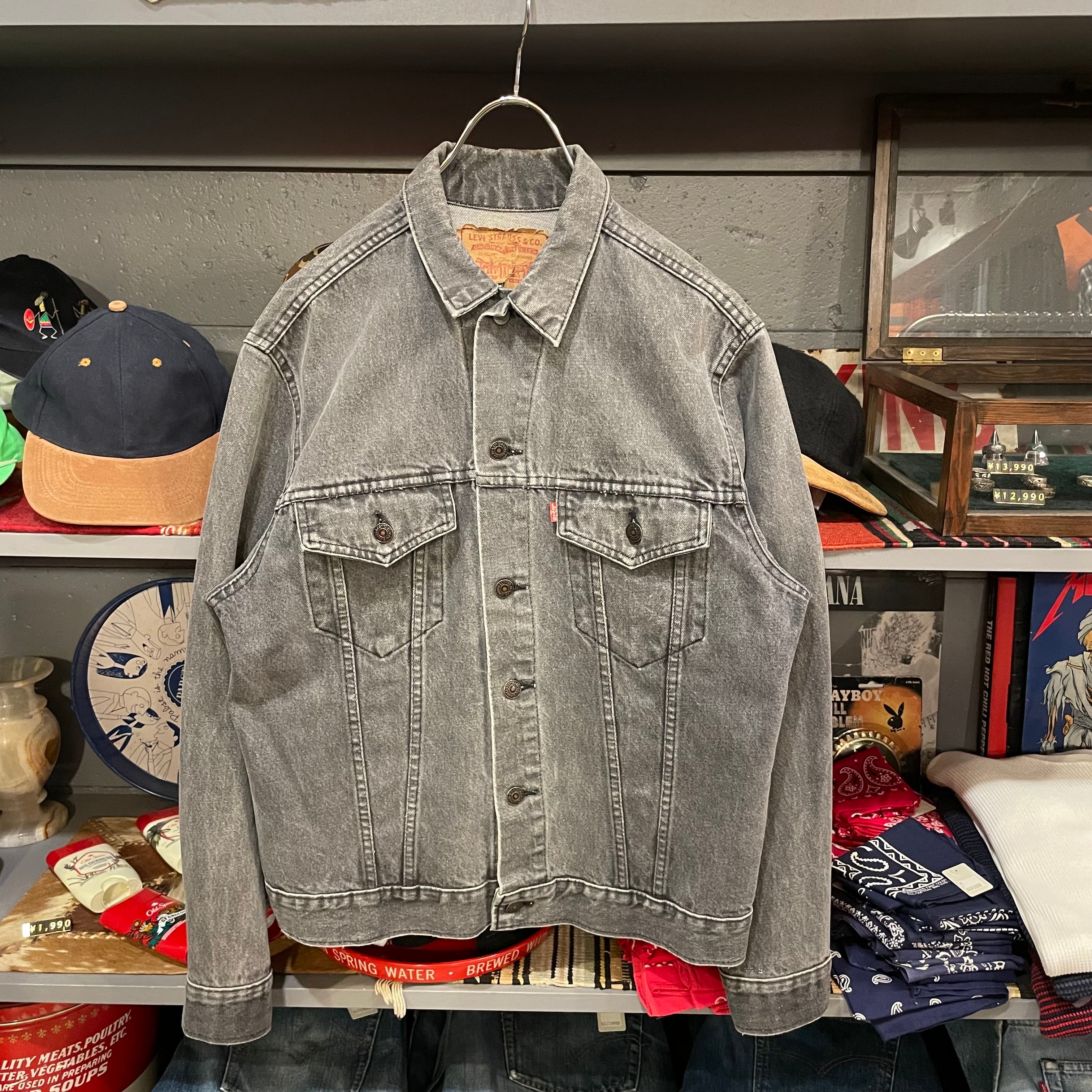 90s Levis 75505-025 Black Denim Jacket 先染め | VOSTOK