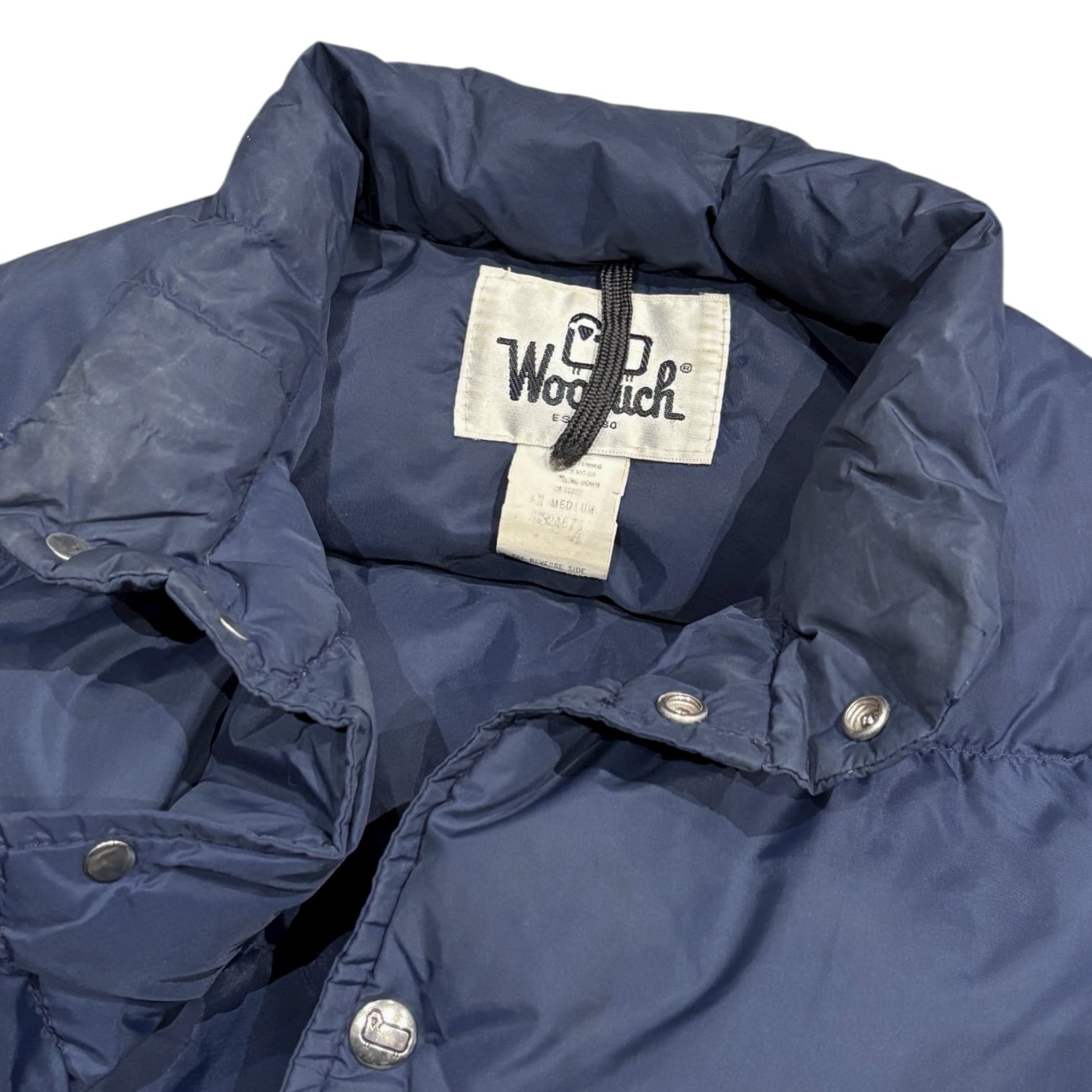 80's Woolrich Down Vest M / ウールリッチ ダウンベスト 古着