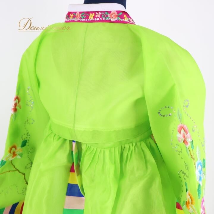 マヒロ新品チマチョゴリ韓服*緑L～XLその他ソッチマ1点 チマチョゴリセットmポべ(身長81～86cm 2号サイズ) セット 夢市場本店