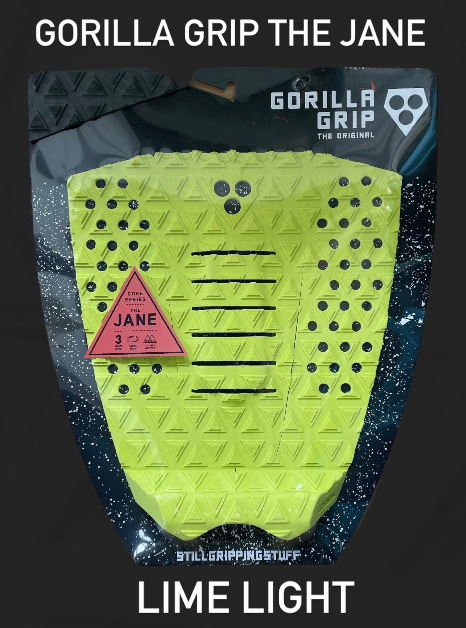 Gorilla Grip Pad - LIME LIGHT The Jane Surfboard Traction