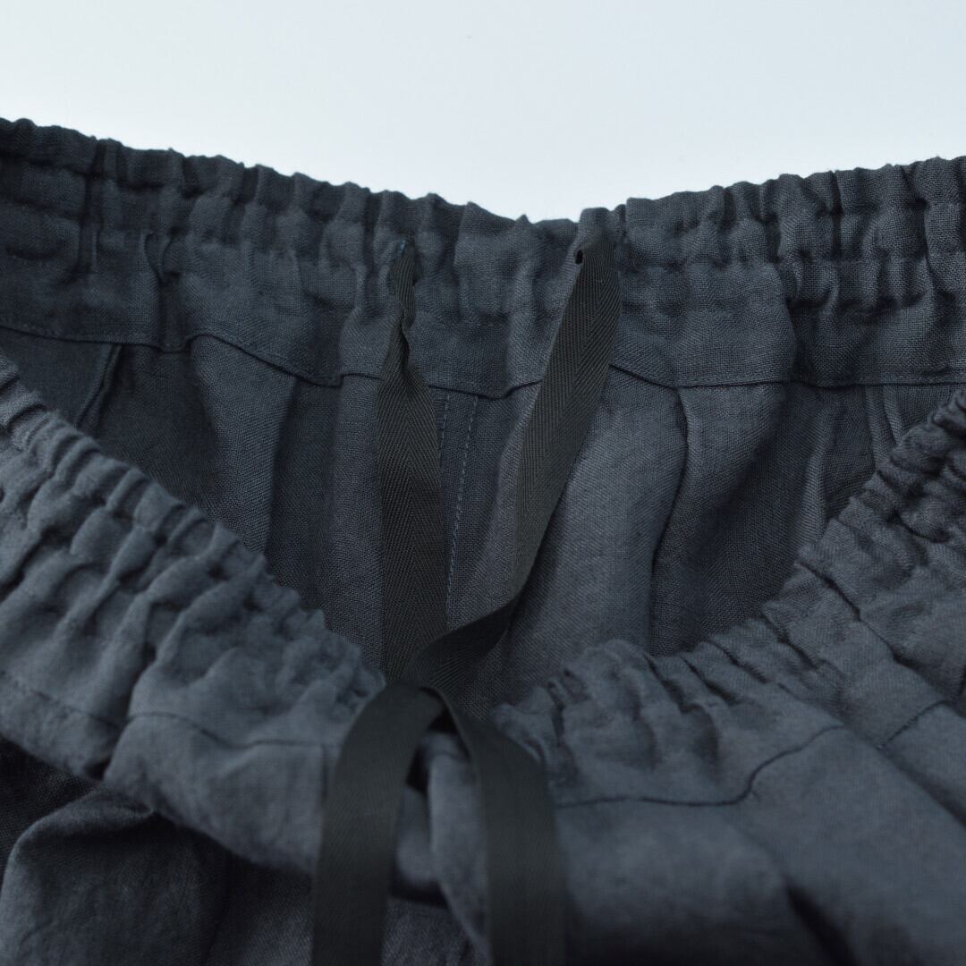 LinenYa リネンや ワイドパンツ・ネイビー