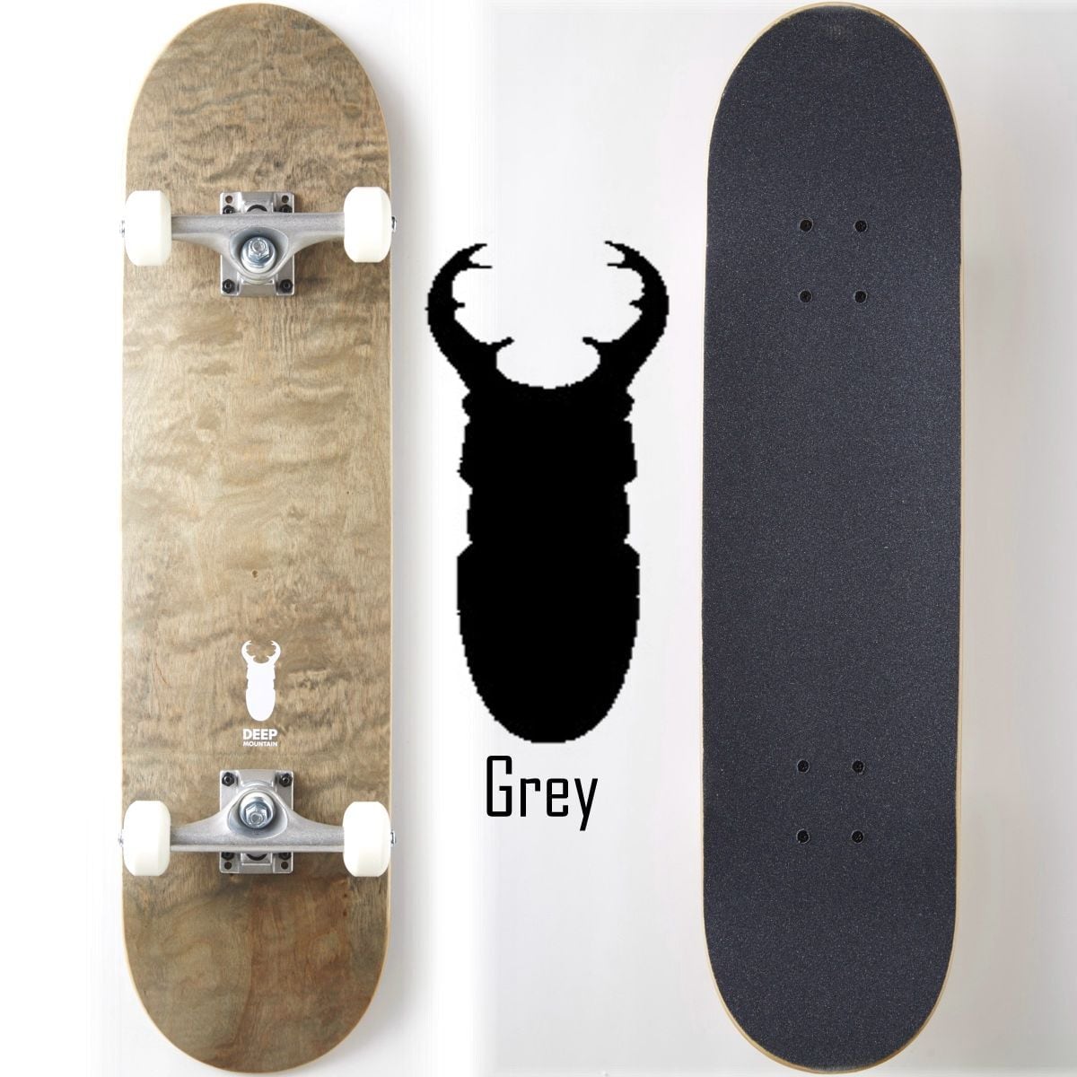 DEEP MOUNTAIN ディープマウンテイン MIYAMA VERTICAL Logo スケボー