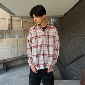 【ARNODEFRANCE】VINTAGE FLANNEL LS SHIRTS