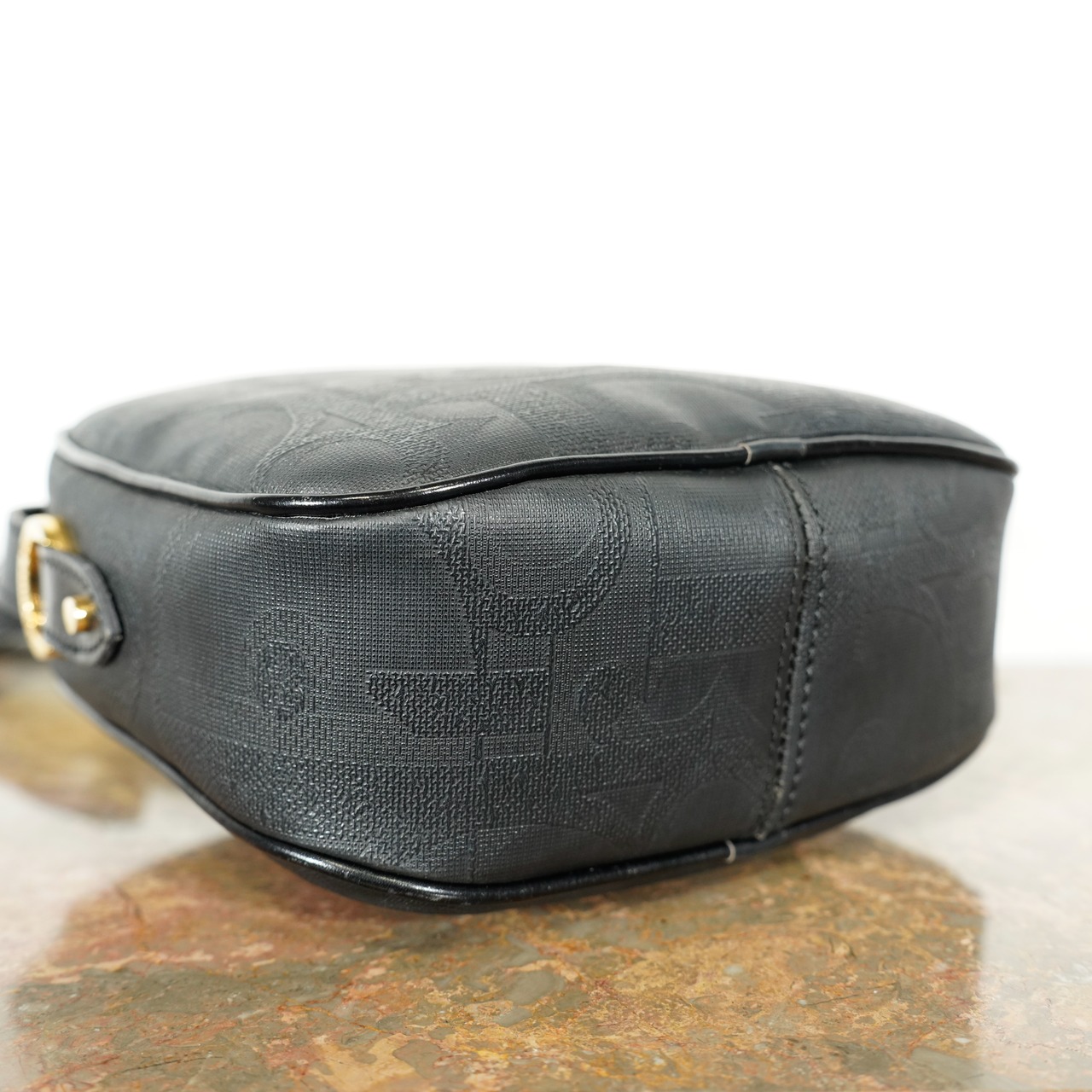 Christian Dior METAL LOGO DESIGN SHOULDER BAG/クリスチャン  