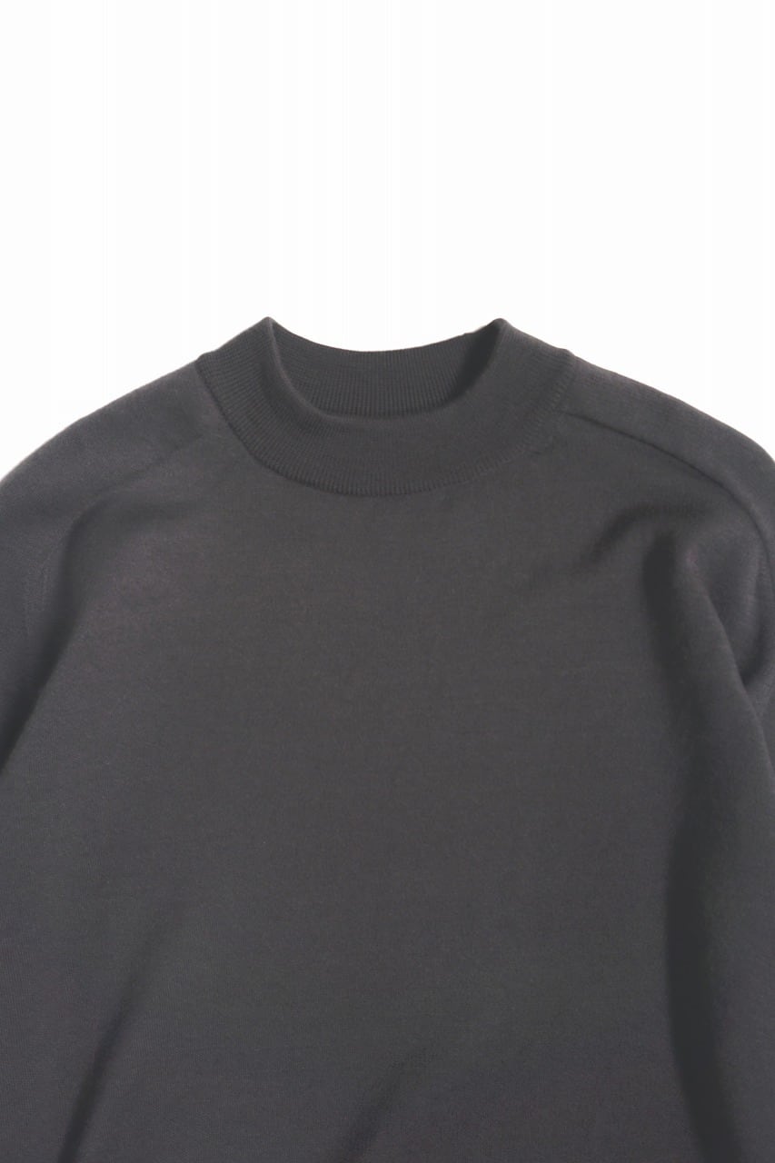 Worsted Merino Mock Neck P/O