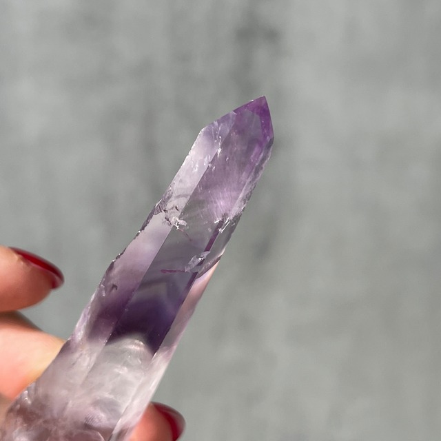 パープルファントムアメジスト ポリッシュポイント｜Cordeiros, Bahia, Brazil