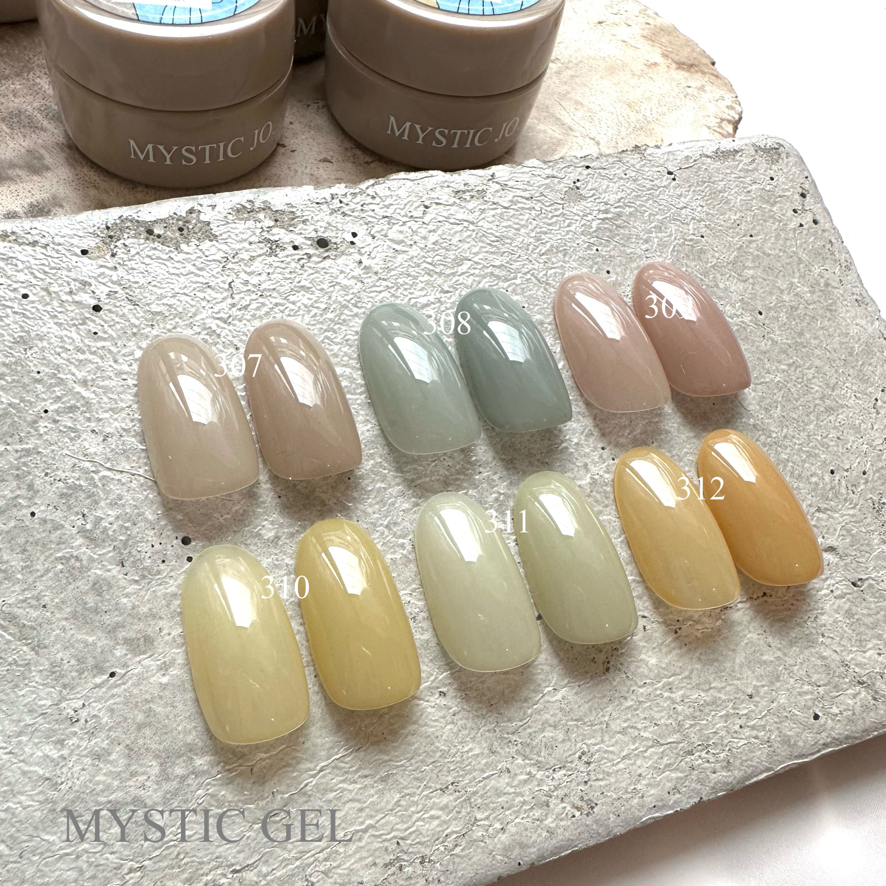 MYSTIC GEL 307〜312【セット】 | J.O.NAILS STORE