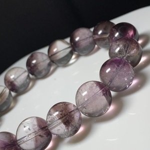 スモーキーアメジストエレスチャルブレスレット