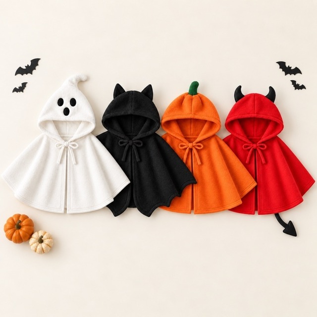 【NEW】2026新作　ハロウィンポンチョ C1043