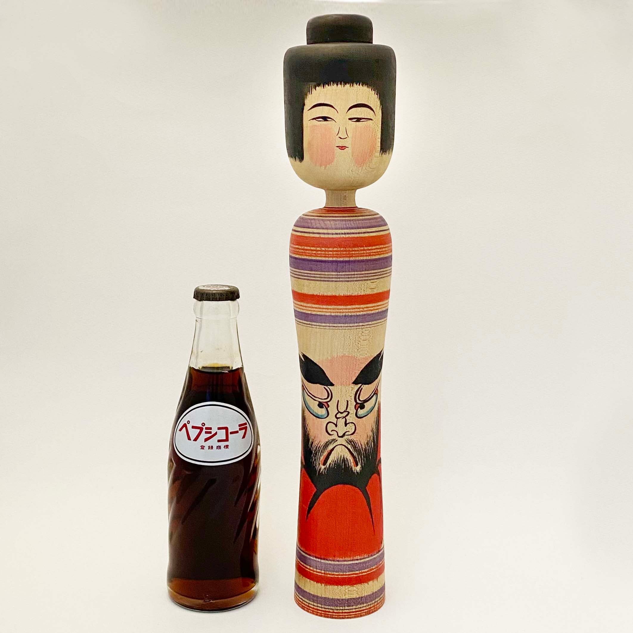 だるま絵長おぼここけし(津軽系 / 佐藤善二工人)