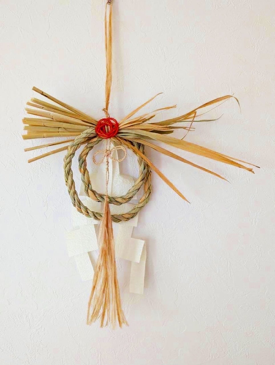 オーナメント 真菰 精麻 御守り 開運 しあわせ 魔除け 陰陽 しめ飾り