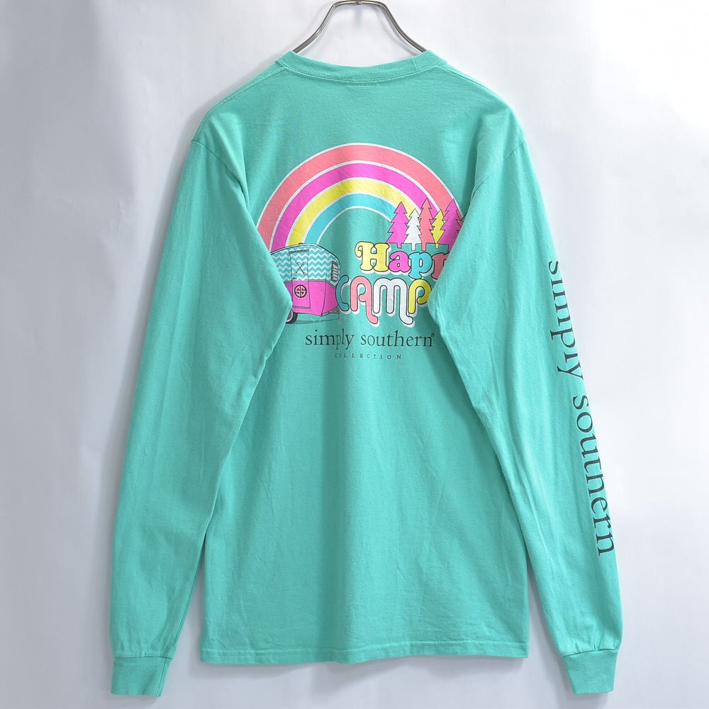 00s SIMPLY SOUTHERN 両面 袖プリント ロンT ヴィンテージ 長袖