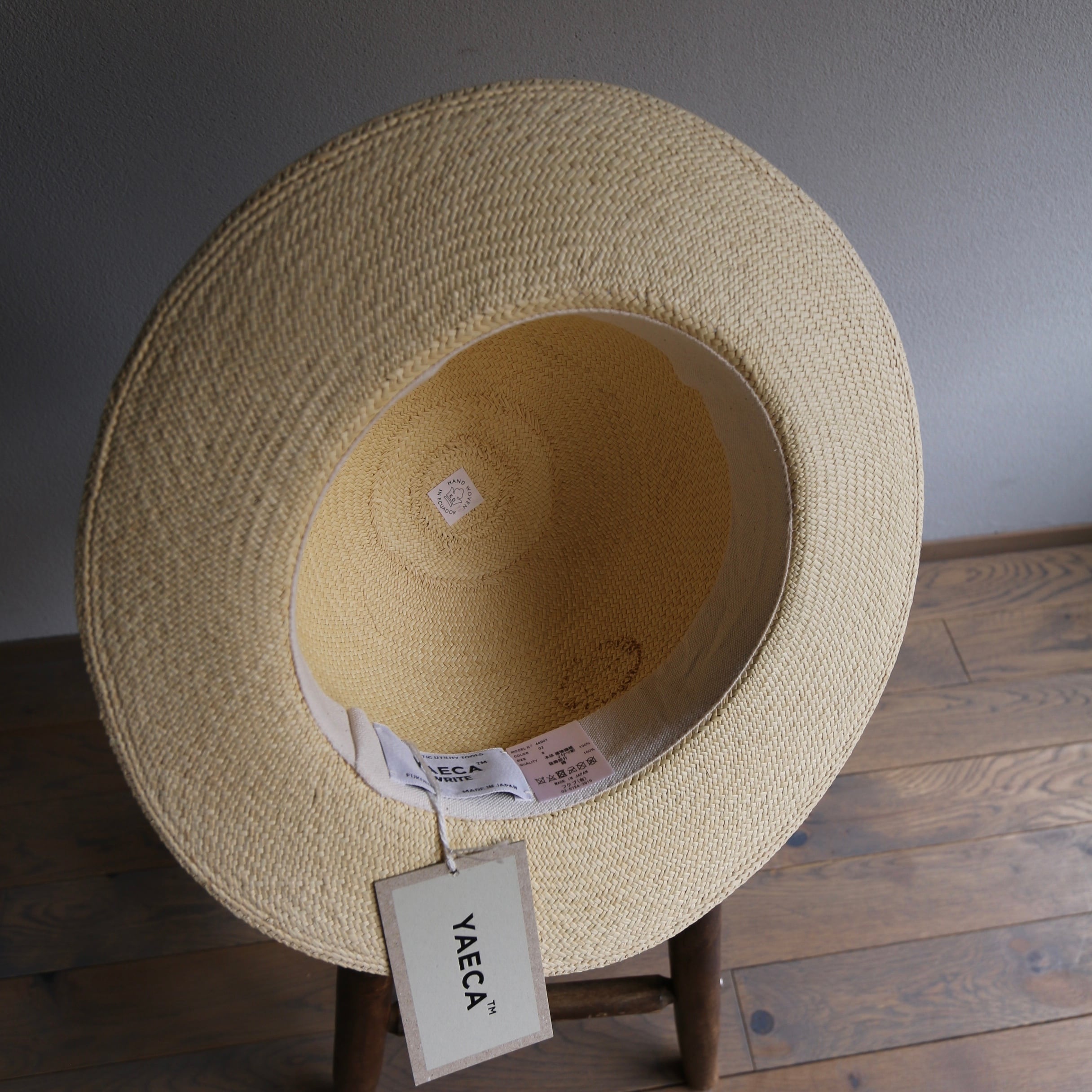 YAECA/ヤエカ Straw hat ／ストローハット #43061914 NATURAL | Routes