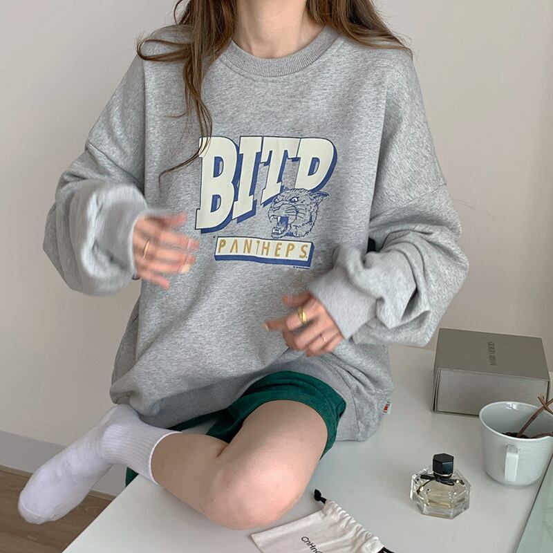 ラウンドネックセーターレディース秋薄セクション2020新バージョンルーズレイジーウィンドオールマッチ学生服外 クレセントシティ54127915647