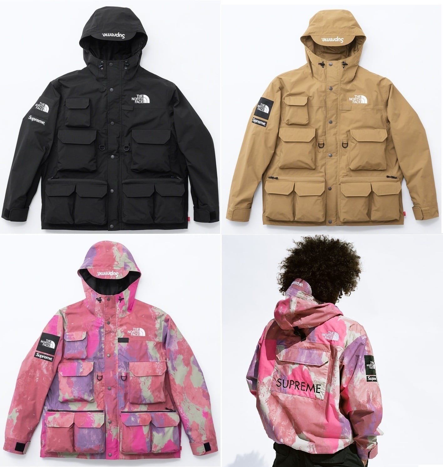 SUPREME x ノースフェイス防水カーゴジャケット Cargo Series”Cargo