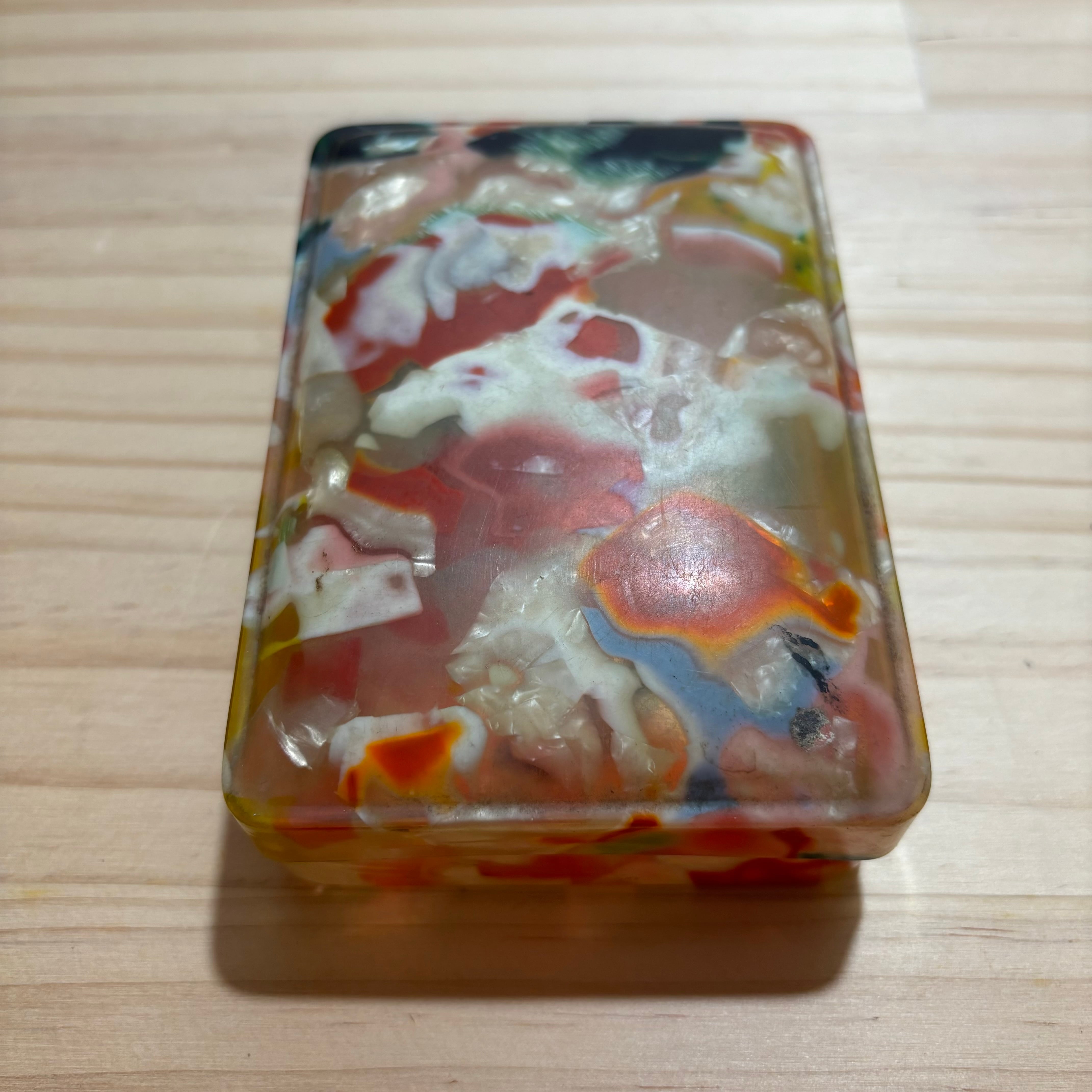 昭和 レトロ セルロイド 裁縫箱 小物入れ 小物ケース | condense2011