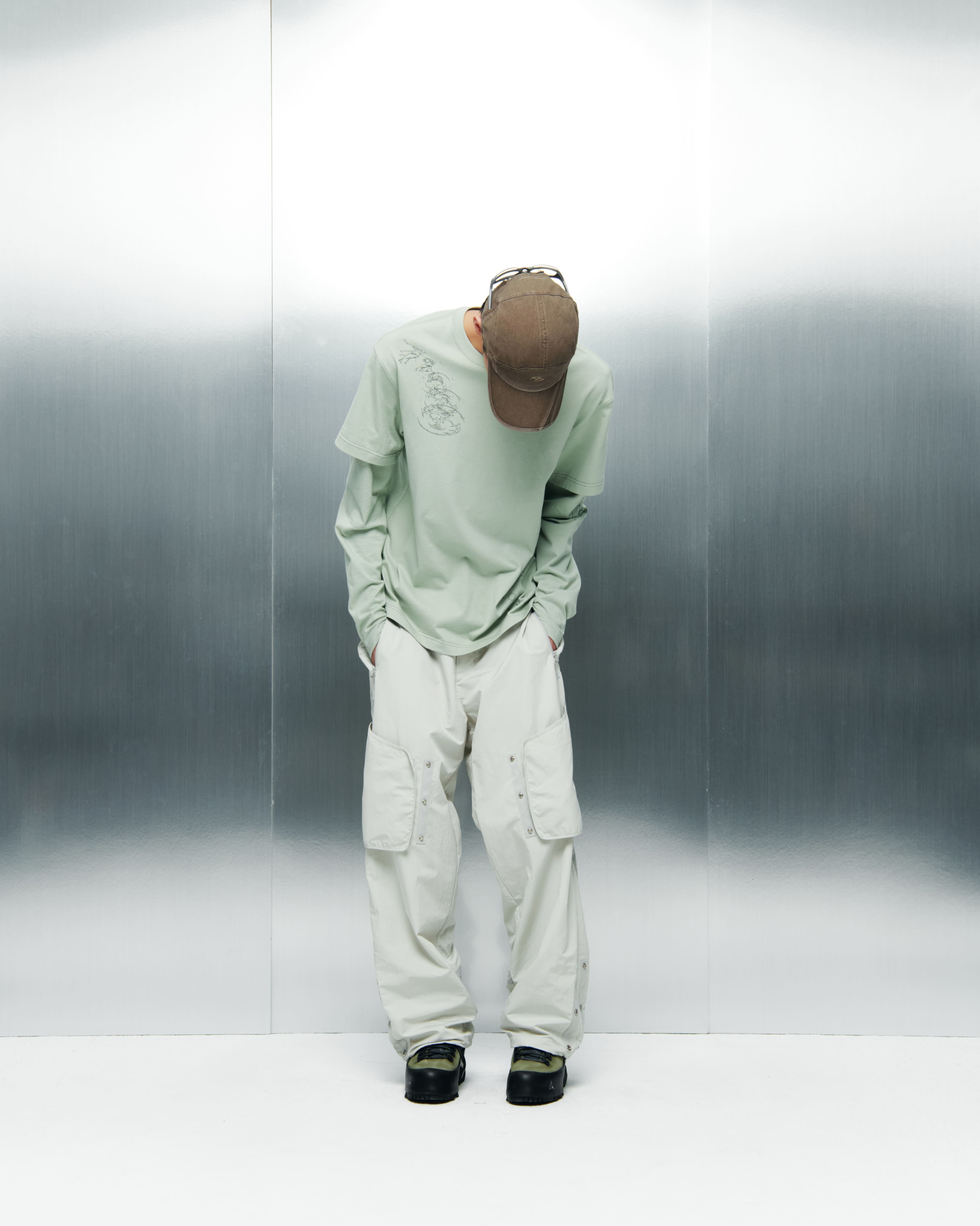 SAN SAN GEAR] ANATOME LONG SLEEVES [LIGHT GREEN] 正規品 韓国