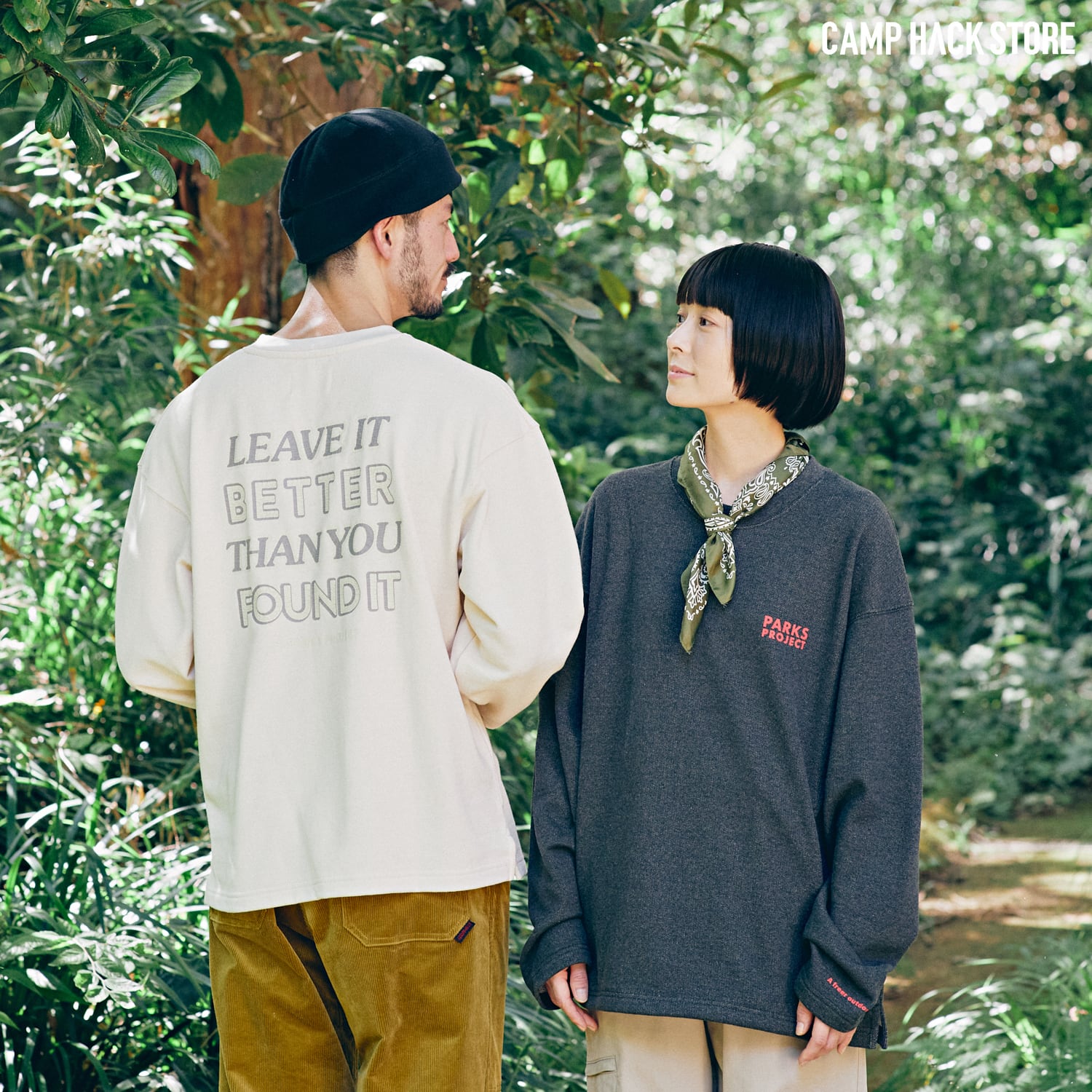 秋冬に役立つ。ロンTみたいに着れる別注スウェット | CAMP HACK STORE