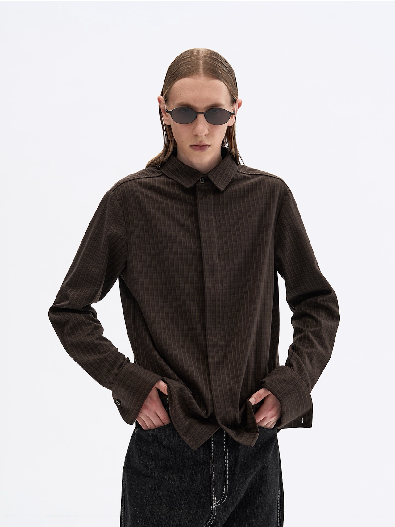 Slight Vogue VOGUE CHECK BONDING SHIRT