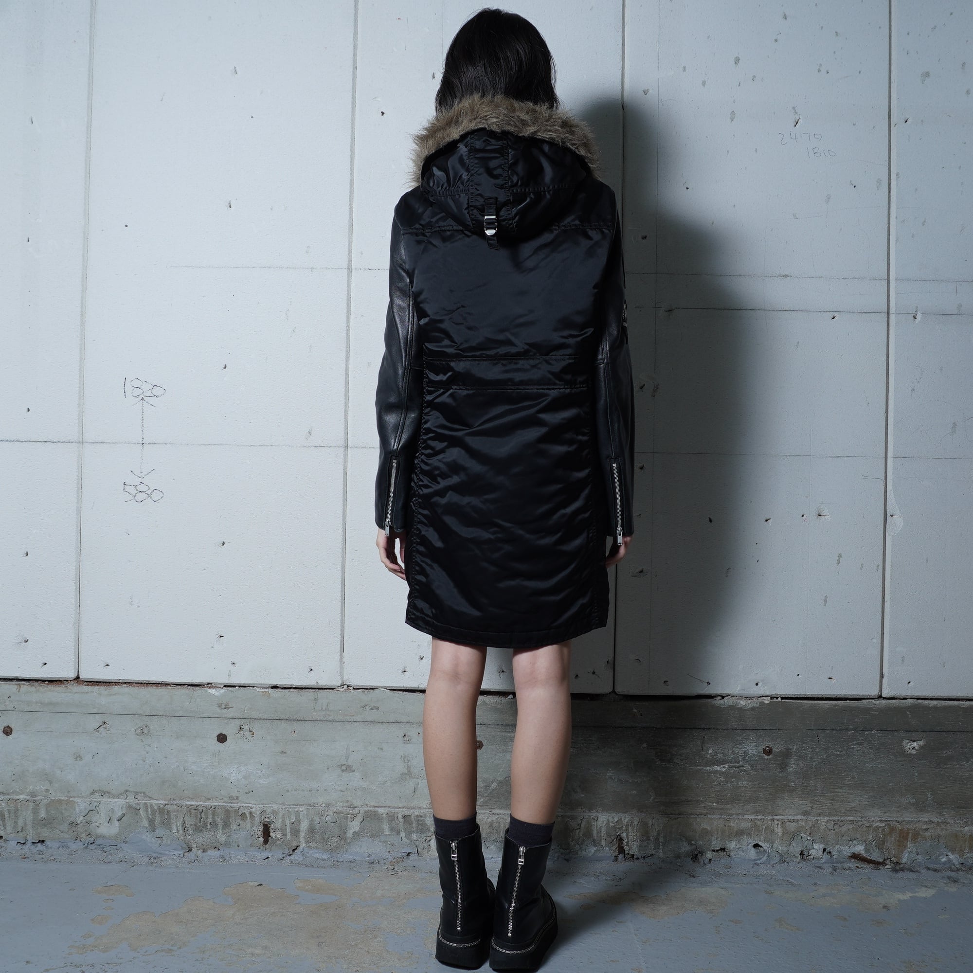 HYSTERIC GLAMOUR】ヒステリックグラマー Y2K プリマロフトラムレザー