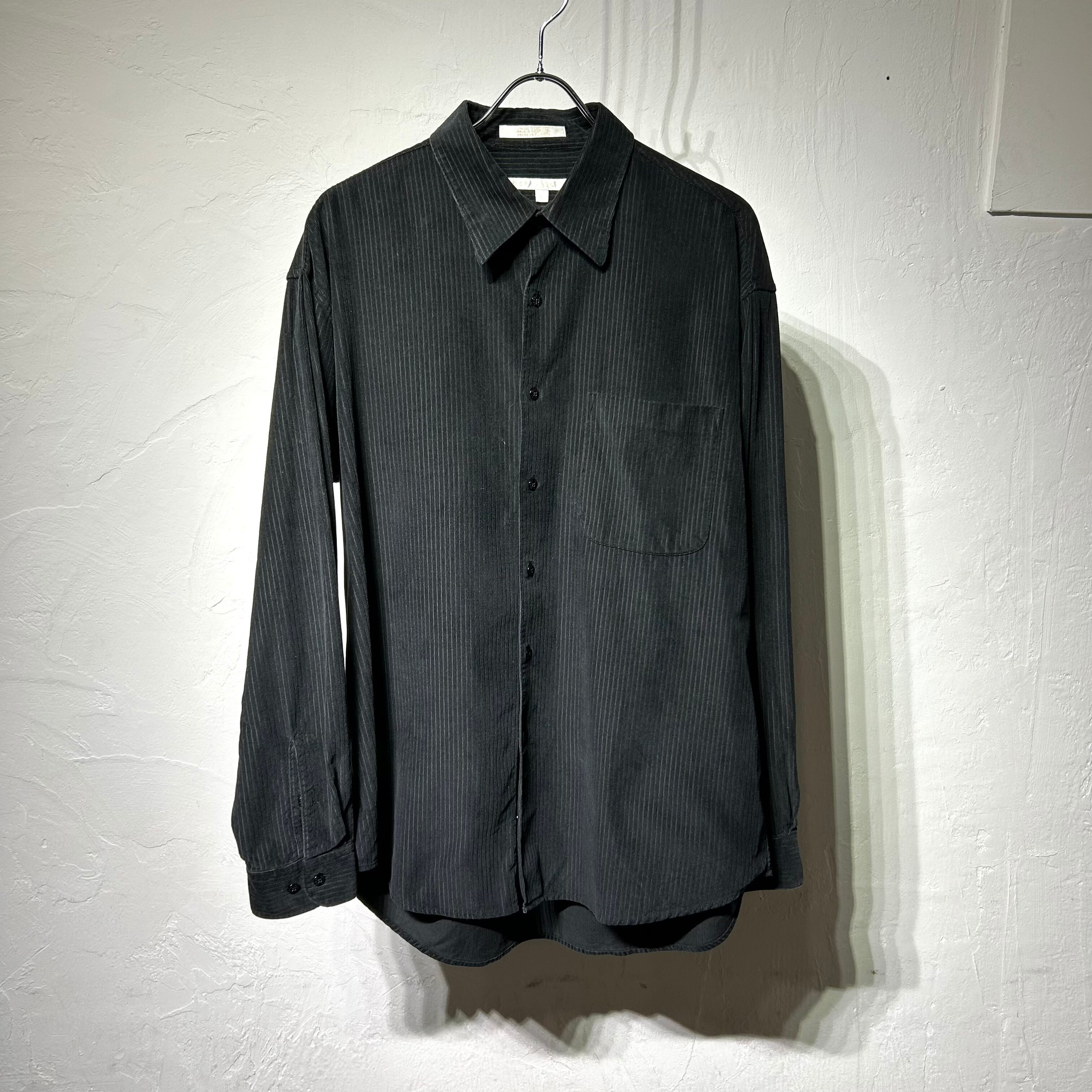 90s PERRY ELISS Black Corduroy Shirt