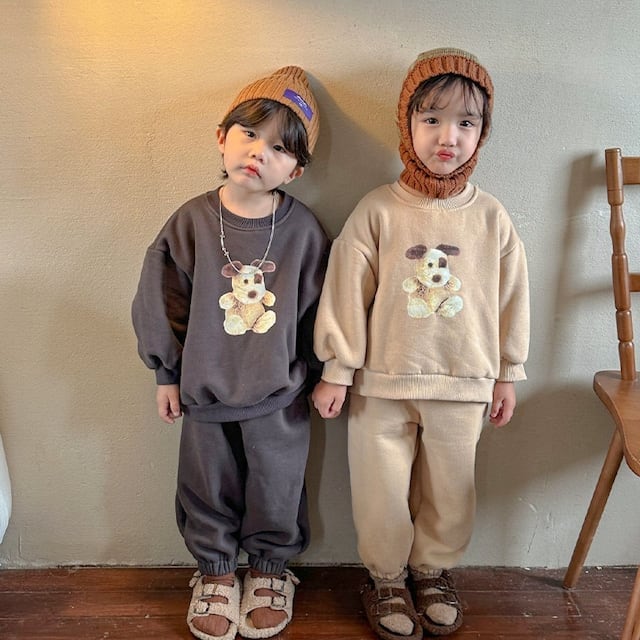 【BABY&KID】ドッグ柄セットアップ