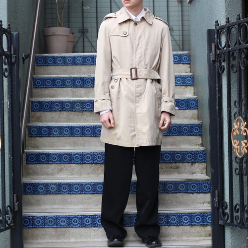 .BURBERRY GABARDINE COTTON TRENCH COAT MADE IN JAPAN/バーバリーロンドンギャバジンコットントレンチコート2000000010960