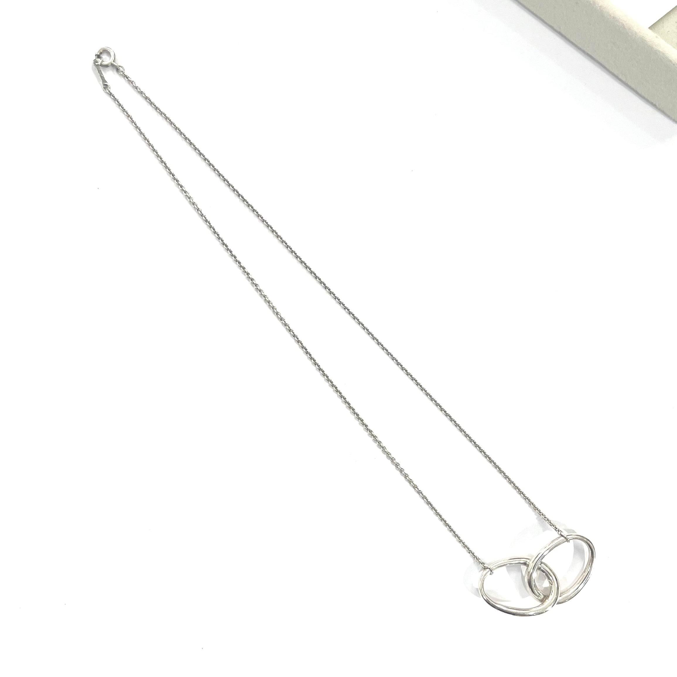TIFFANY&CO.】2562 エルサ・ペレッティ ビッグダブルループ ネックレス