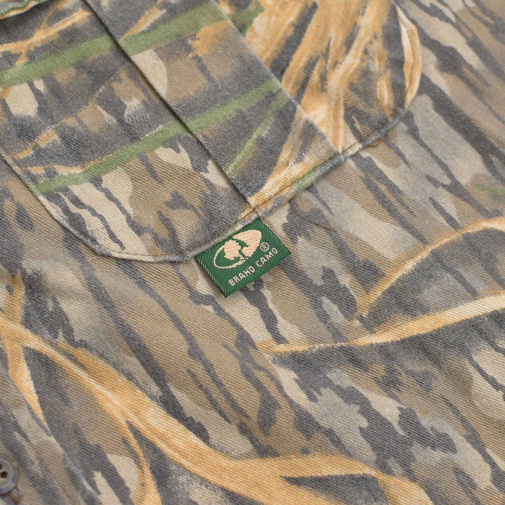 80～90s MOSSY OAK リアルツリーカモ シャモアクロス コットンシャツ