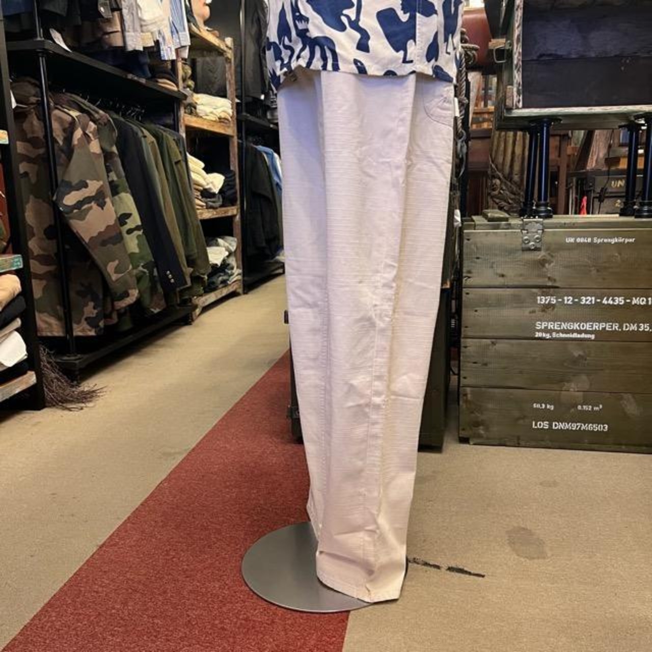 Topanga Men's　ウエストロープ付きヴィンテージパンツ　ファッション　メンズ　　ボトムス　パンツ　ヴィンテージ　ホワイトパンツ