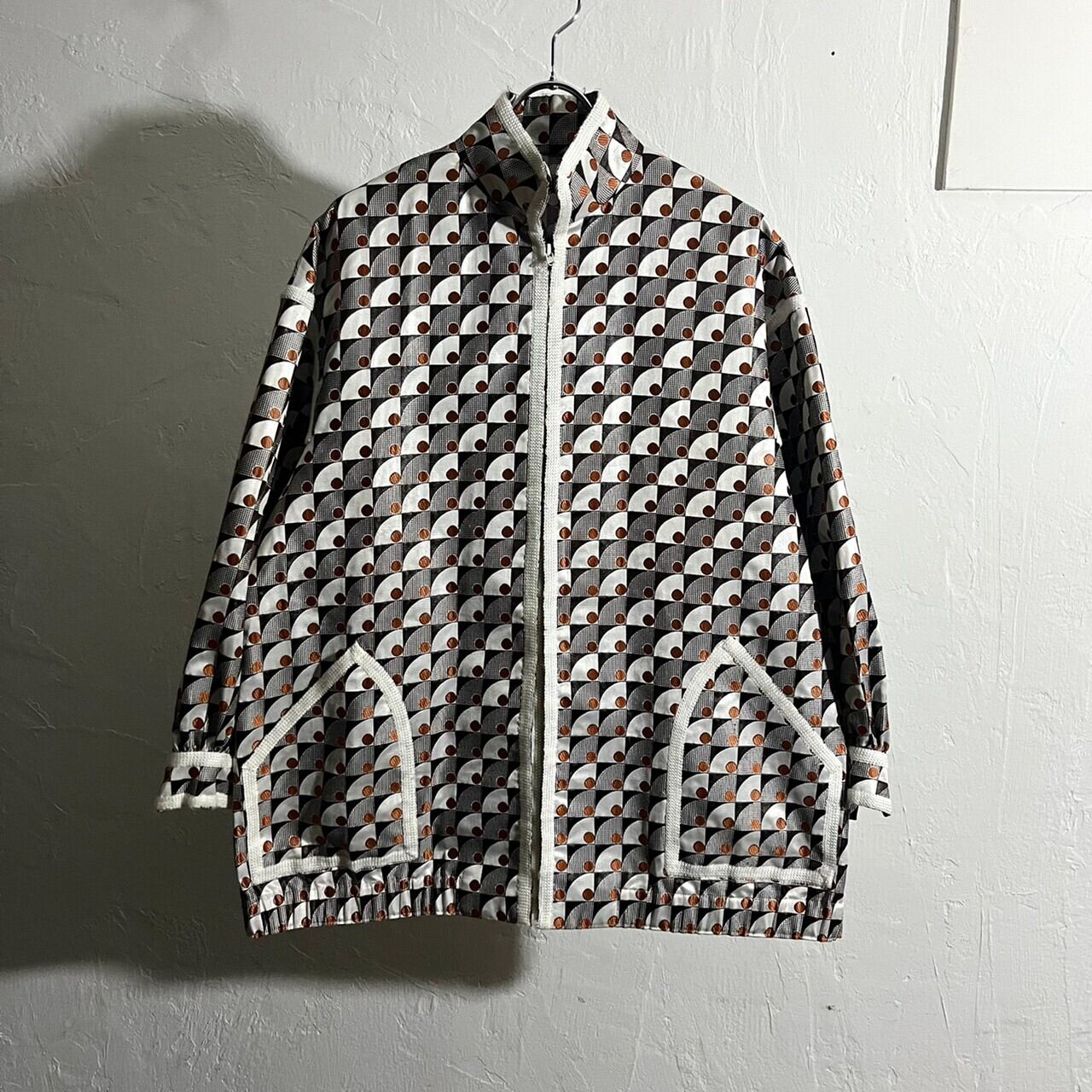 80s Unknown Multi Pattern Blouson