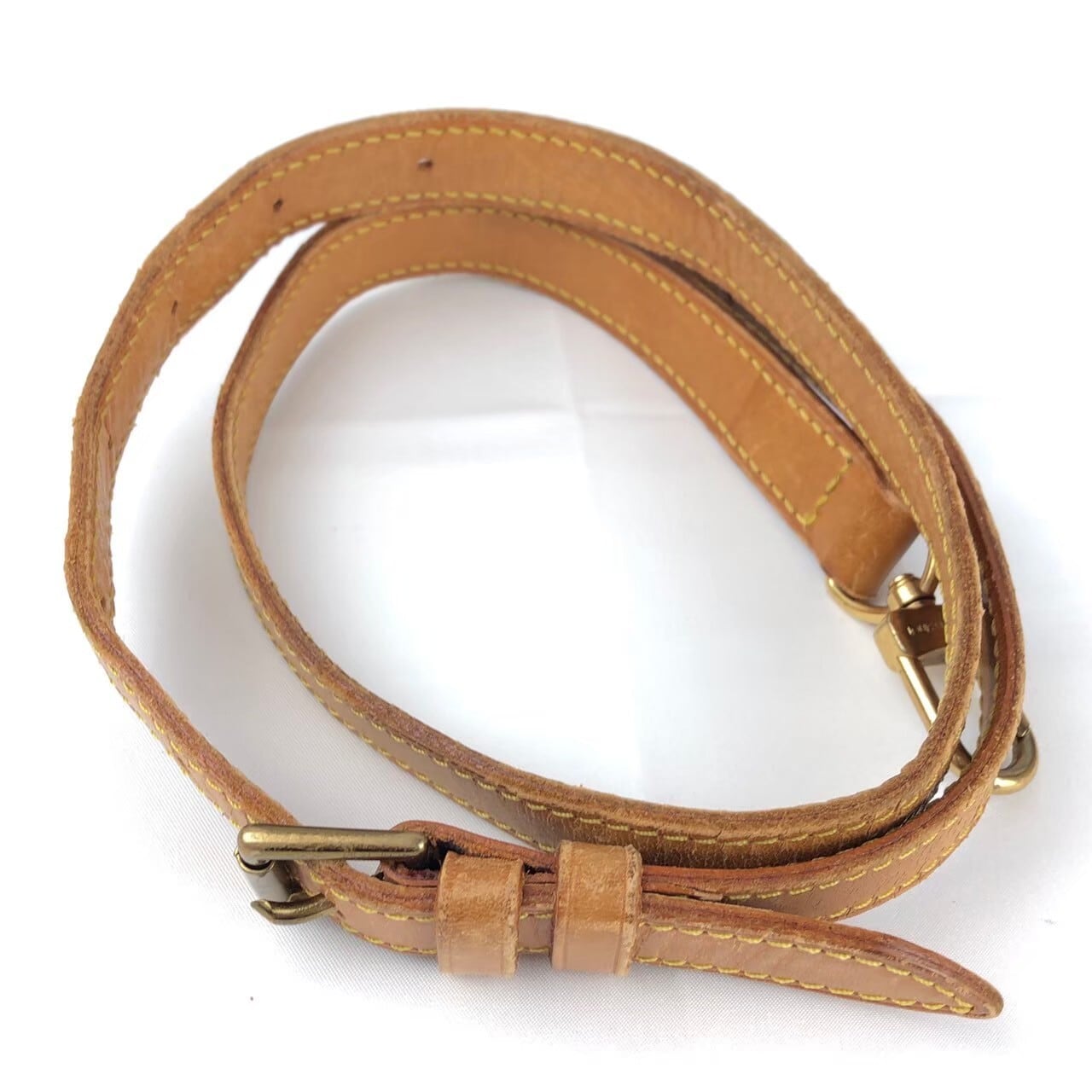 中古】ルイヴィトン LOUIS VUITTON ヌメ革 ショルダーストラップ