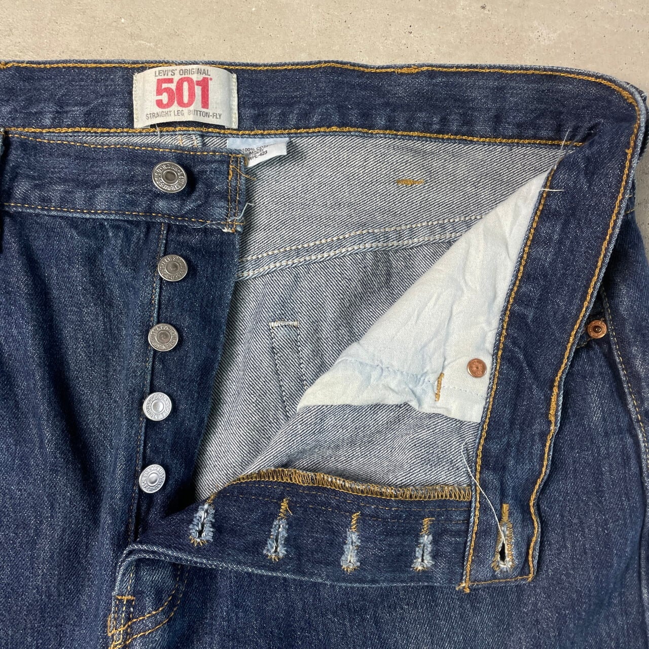 00年代 Levi リーバイス501 Levis W38 Y2K ペイント 古着 00s 21466