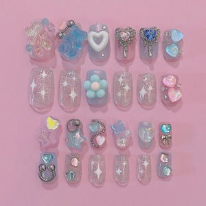 24piece  Nail Set　clear