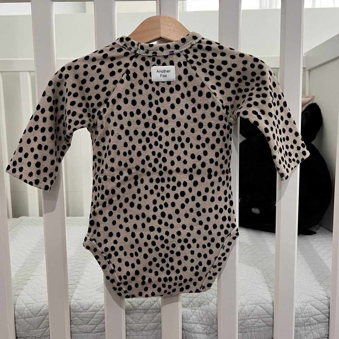 Another Fox〉 Dot Terry long sleeve Rompers 長袖ロンパース | PAY ID