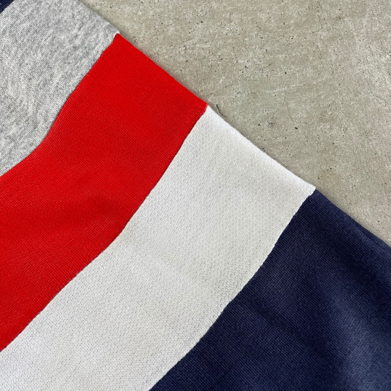 70〜80s フランス製 crylor サイクリング ニット シャツ 紺 白 赤 70〜80s フランス製 crylor サイクリング ニット シャツ 紺 白 赤