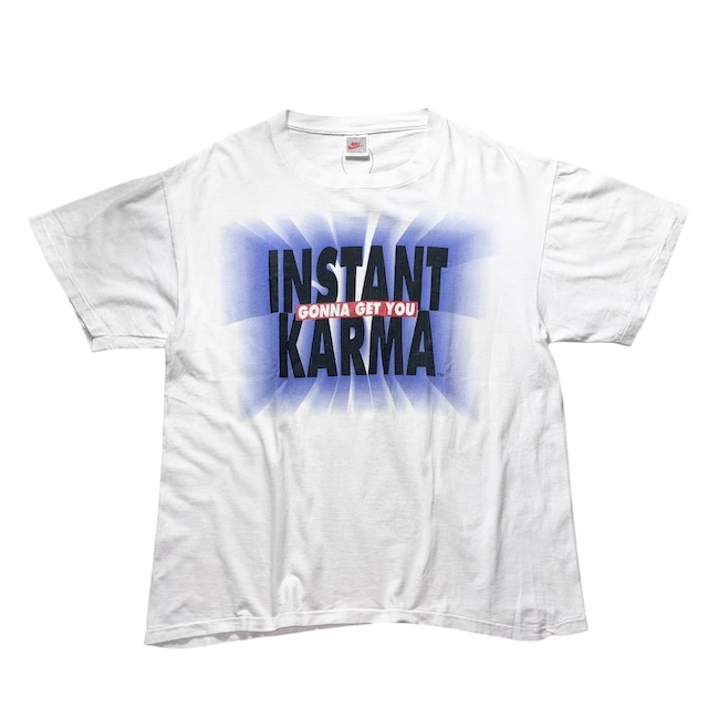 vintage 1990’s NIKE × JOHN LENNON print tee “INSTANT KARMA“