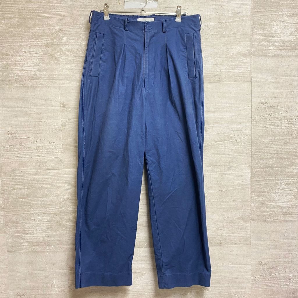 YOKE ヨーク 1TUCK WIDE TROUSERS パンツ YK19SS0021P-J SIZE S 【中