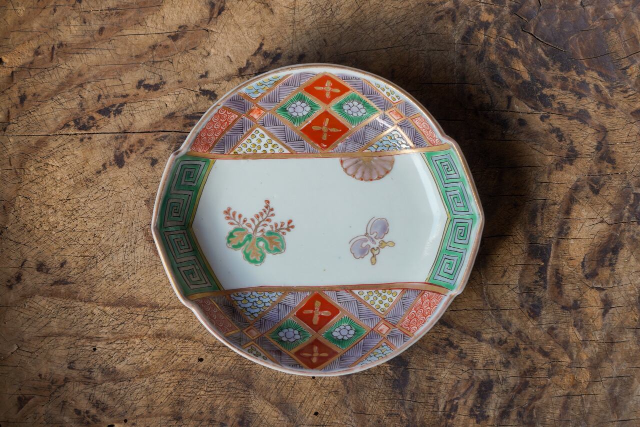 在庫複数/珉平焼四方小皿 | 器まるかく南平台