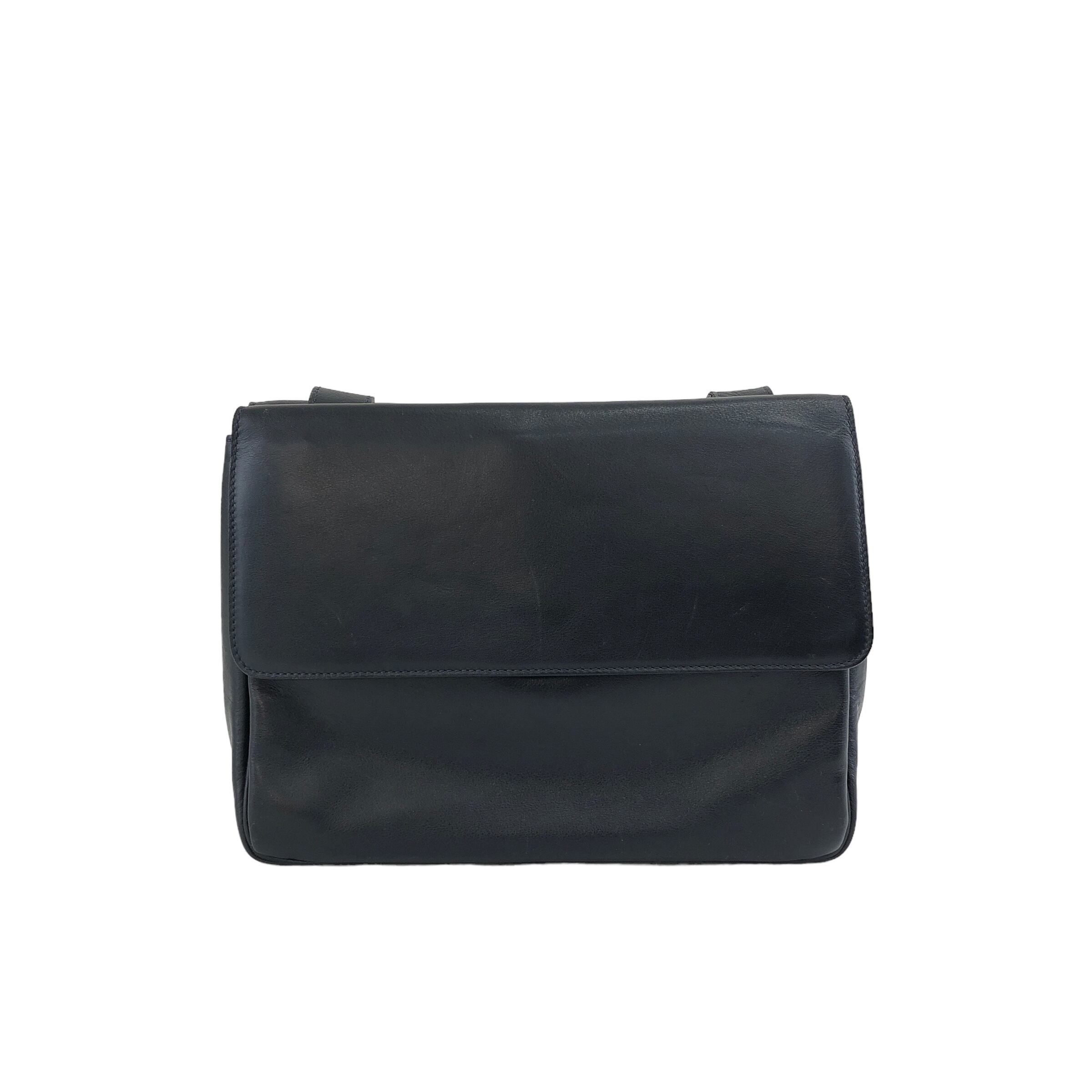 CELINE セリーヌ ガンチーニ ショルダーバッグ ダークネイビー CELINE セリーヌ ガンチーニ ショルダーバッグ ダークネイビー
