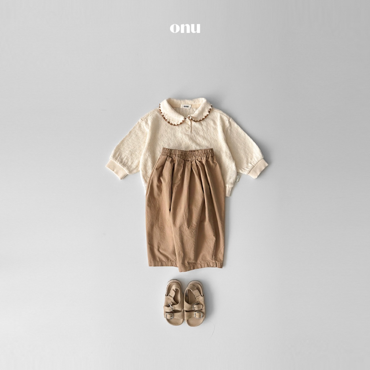 ONU 26/SS Twill Pleated Pants