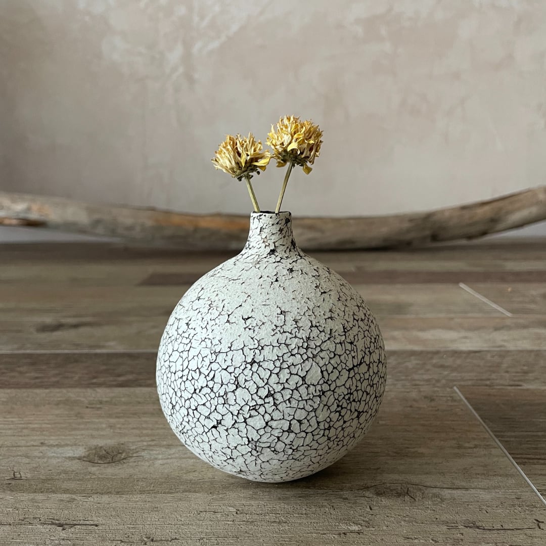 アノニマス/クリスタルガラスオブジェ/一輪挿し/花器/フラワーベース