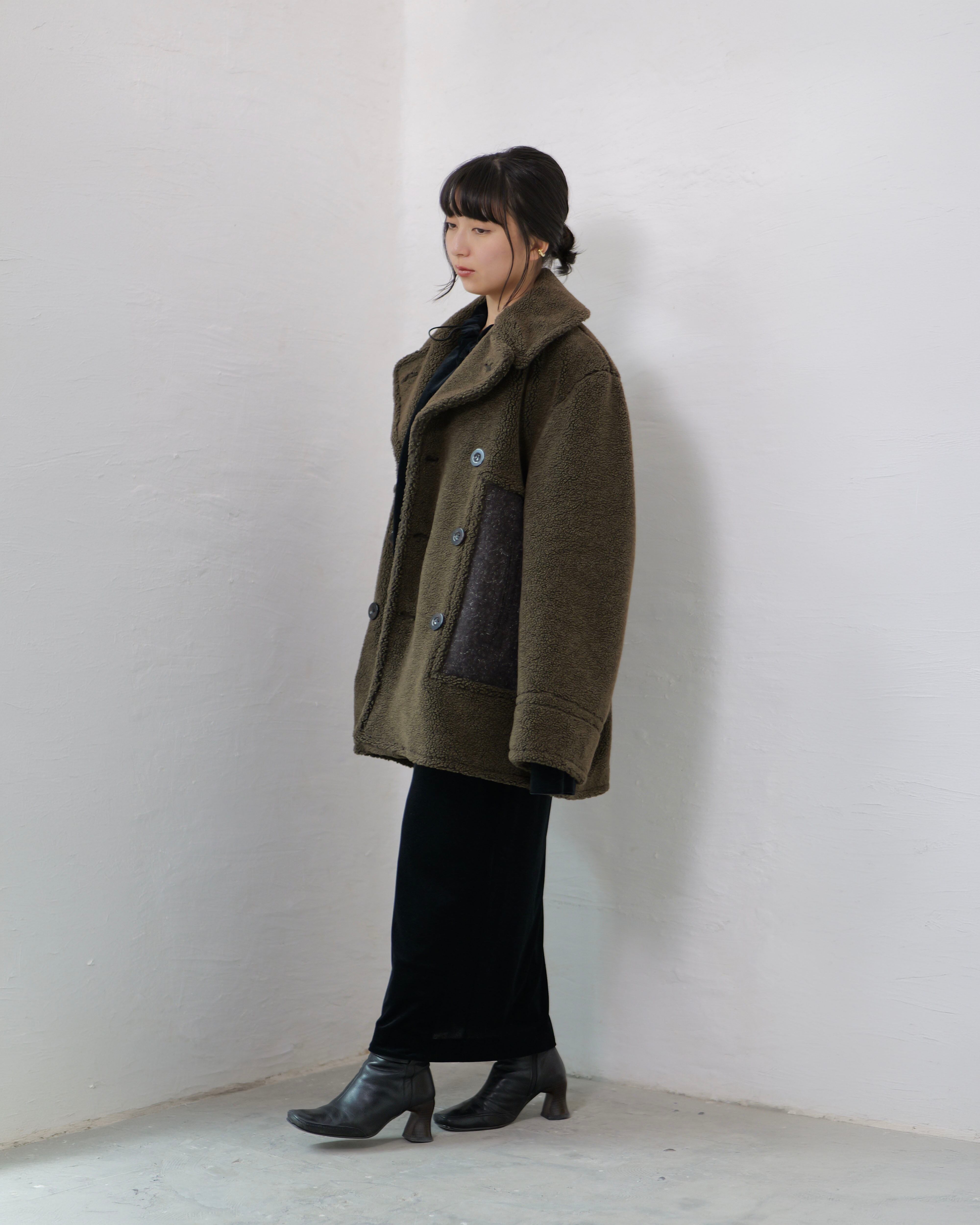 i'm here : - Boa P-Coat ：Melange｜ケンピメルトン／Extra TIME